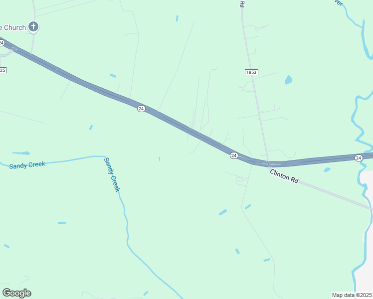 map of restaurants, bars, coffee shops, grocery stores, and more near 8638 Clinton Rd in Stedman