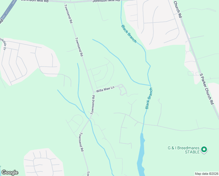 map of restaurants, bars, coffee shops, grocery stores, and more near 834-844 Willie May Lane in Raeford