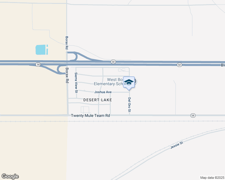 map of restaurants, bars, coffee shops, grocery stores, and more near 24330 Tamarisk Avenue in Boron