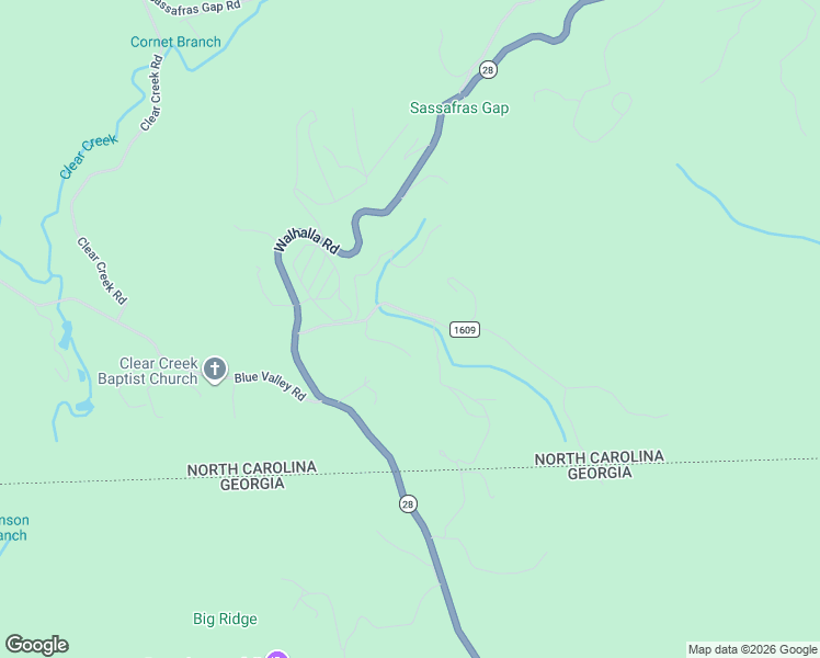 map of restaurants, bars, coffee shops, grocery stores, and more near 104 Mountain Shadow Road in Highlands
