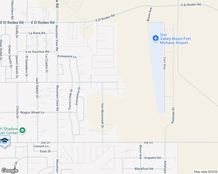 map of restaurants, bars, coffee shops, grocery stores, and more near 2114-2164 Hammer Lane in Fort Mohave