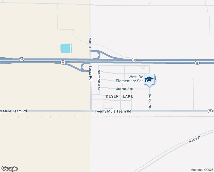 map of restaurants, bars, coffee shops, grocery stores, and more near 24182 Tamarisk Avenue in Boron