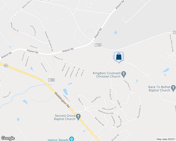map of restaurants, bars, coffee shops, grocery stores, and more near 3516 Herkimer Drive in Monroe