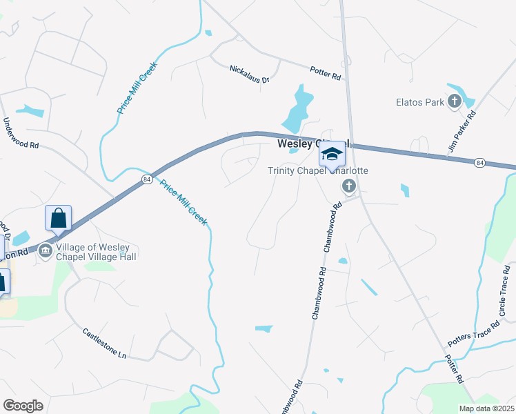 map of restaurants, bars, coffee shops, grocery stores, and more near 6126 Pumpernickel Lane in Monroe