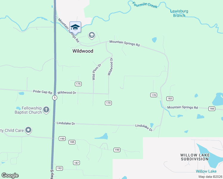 map of restaurants, bars, coffee shops, grocery stores, and more near 30 Wildwood Drive in Cabot