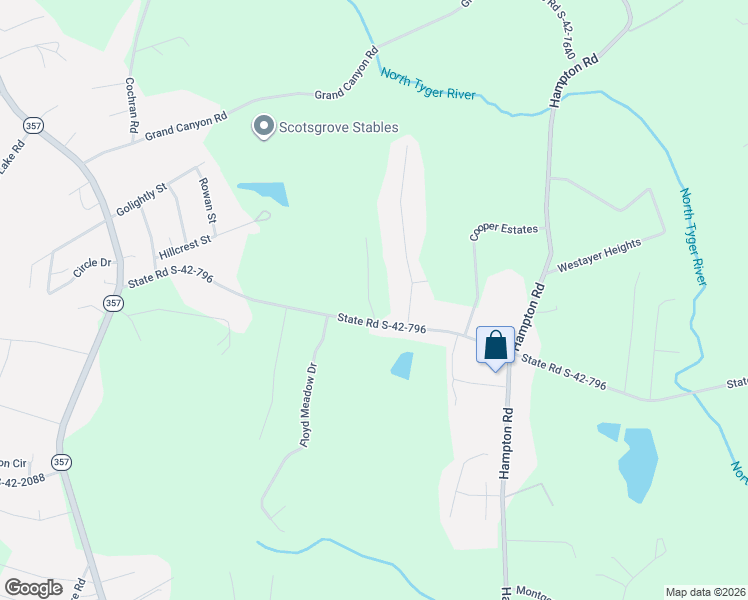 map of restaurants, bars, coffee shops, grocery stores, and more near 471 Zimmerman Road in Inman
