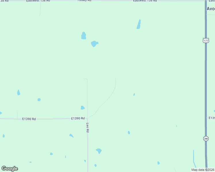 map of restaurants, bars, coffee shops, grocery stores, and more near 38987 Leo Rd in Asher