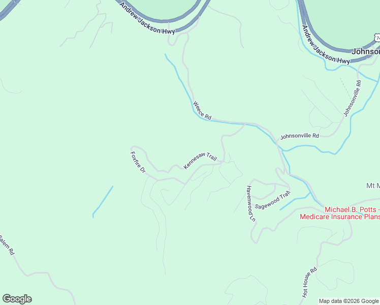 map of restaurants, bars, coffee shops, grocery stores, and more near 150 Kennesaw Trail in Murphy
