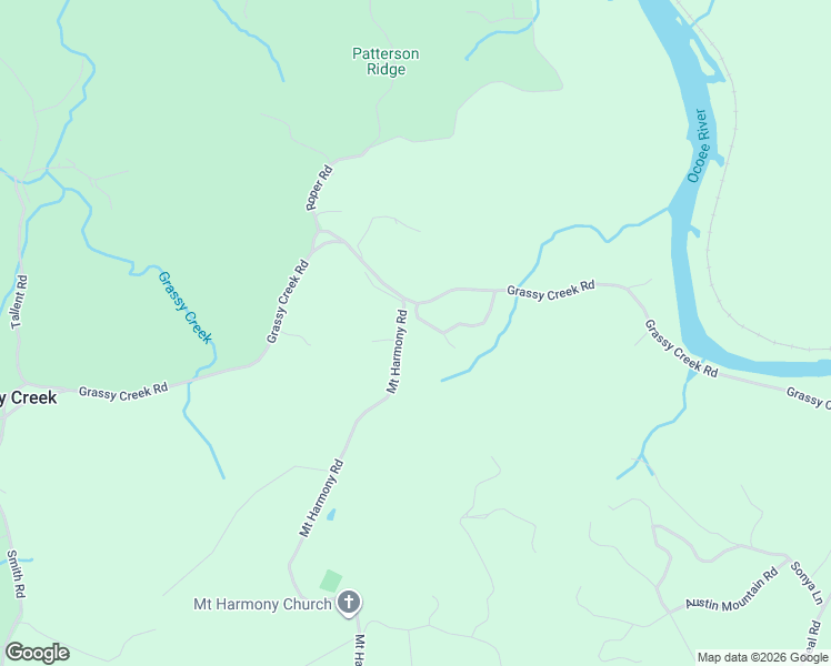map of restaurants, bars, coffee shops, grocery stores, and more near 130 Godfrey Rd in Copperhill