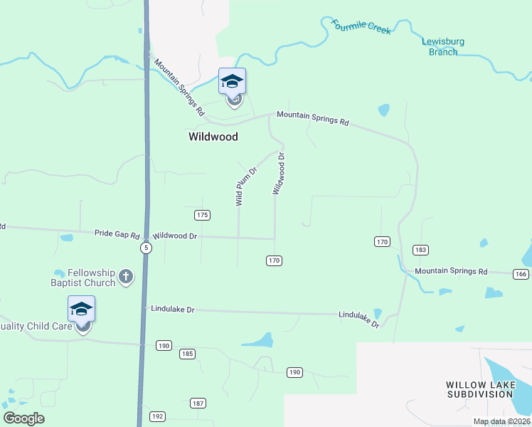 map of restaurants, bars, coffee shops, grocery stores, and more near 23 Wildwood Drive in Cabot