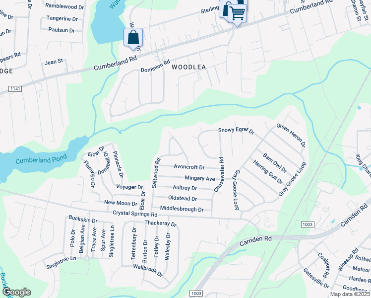 map of restaurants, bars, coffee shops, grocery stores, and more near 2261 Stornoway Court in Fayetteville