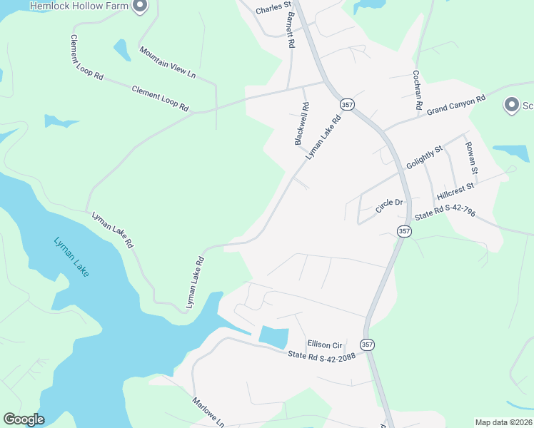 map of restaurants, bars, coffee shops, grocery stores, and more near 138 Lyman Lake Road in Lyman