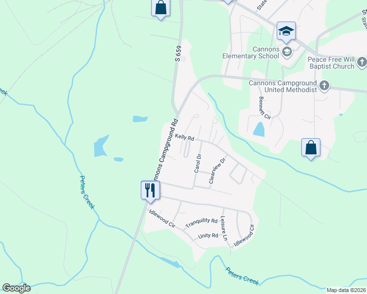 map of restaurants, bars, coffee shops, grocery stores, and more near 130 Kelly Road in Spartanburg