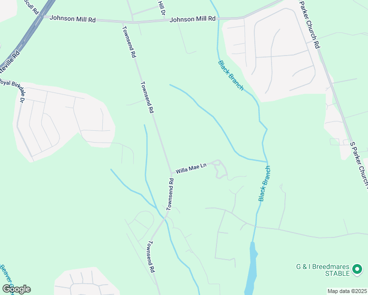 map of restaurants, bars, coffee shops, grocery stores, and more near 1099 Townsend Road in Raeford