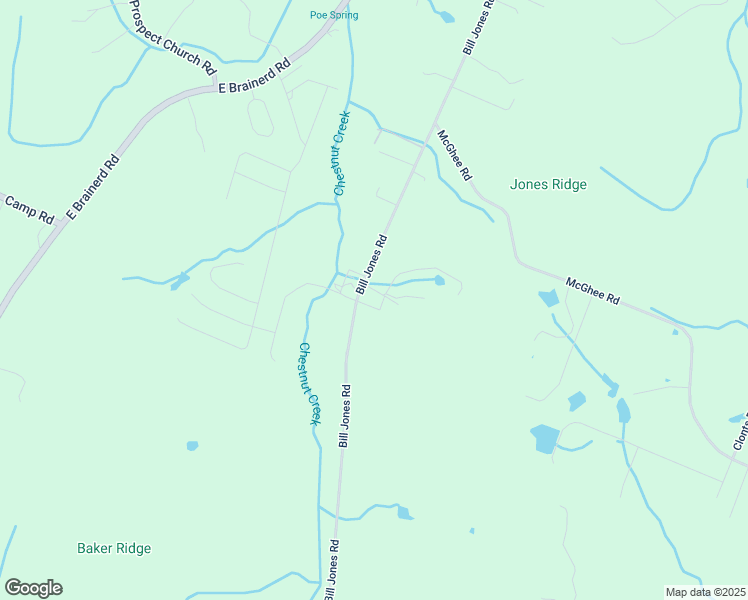 map of restaurants, bars, coffee shops, grocery stores, and more near 3615 Bill Jones Road in Apison