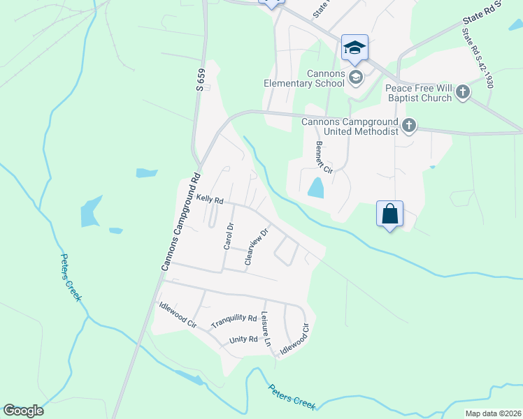 map of restaurants, bars, coffee shops, grocery stores, and more near 275 Kelly Road in Spartanburg