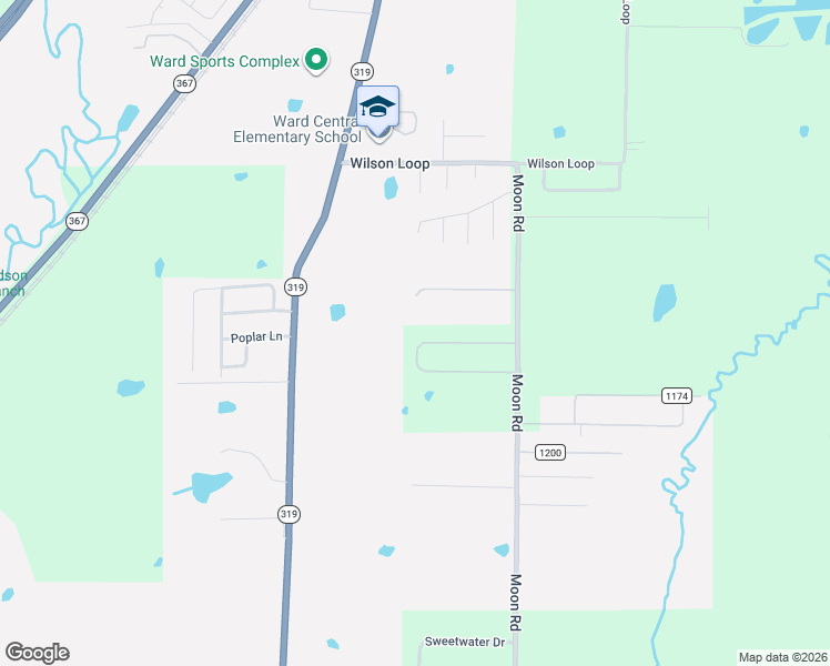 map of restaurants, bars, coffee shops, grocery stores, and more near 30 Black Oak Circle in Ward