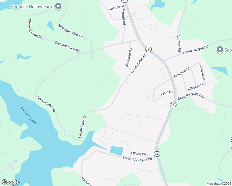 map of restaurants, bars, coffee shops, grocery stores, and more near 62 Lyman Lake Road in Lyman