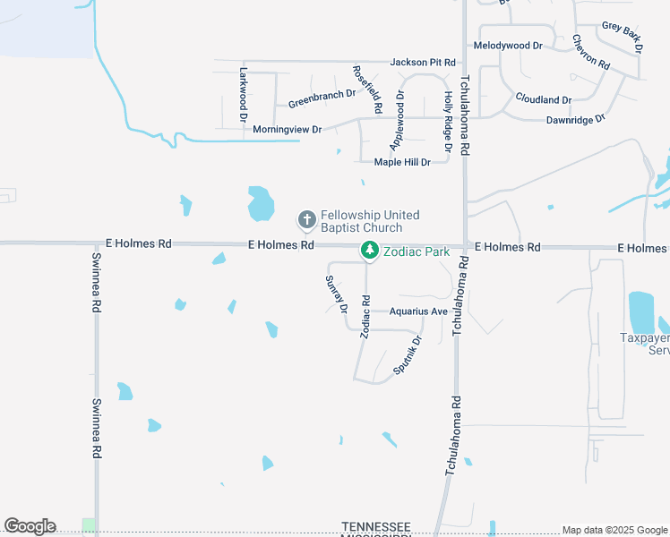 map of restaurants, bars, coffee shops, grocery stores, and more near 5240 Sunray Drive in Memphis