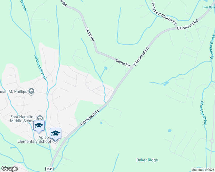 map of restaurants, bars, coffee shops, grocery stores, and more near 3280 Hawks Creek Dr in Apison
