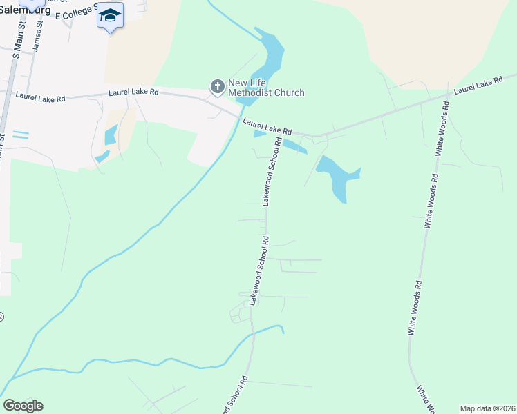 map of restaurants, bars, coffee shops, grocery stores, and more near 1701 Lakewood School Road in Salemburg