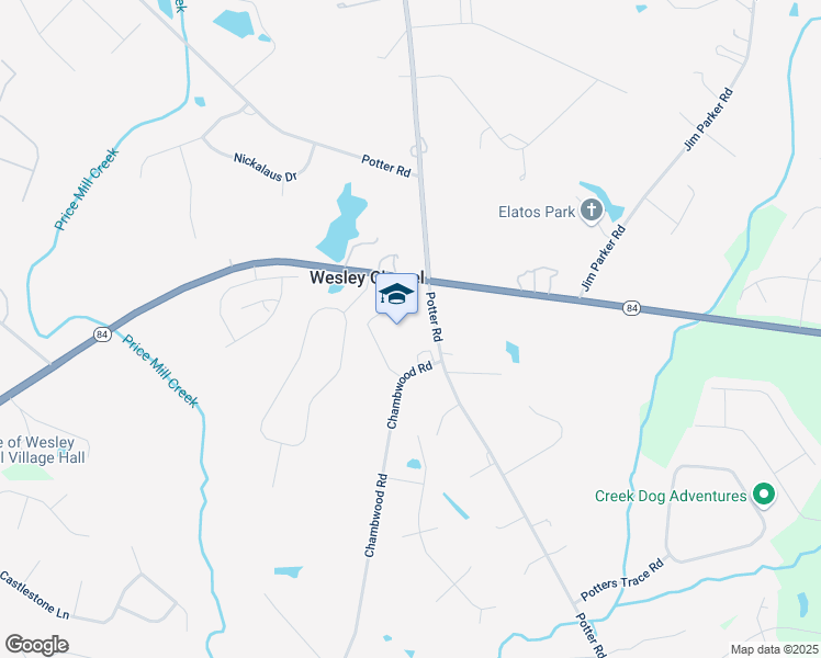 map of restaurants, bars, coffee shops, grocery stores, and more near 110 Potter Road in Monroe