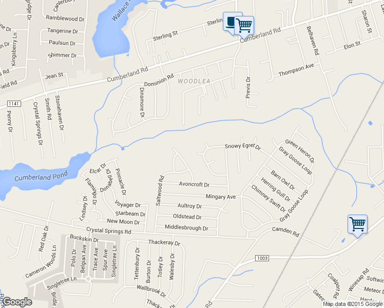 map of restaurants, bars, coffee shops, grocery stores, and more near 2102 Ardfern Place in Fayetteville