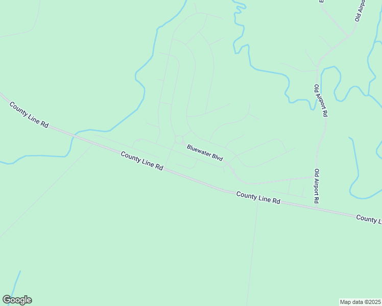 map of restaurants, bars, coffee shops, grocery stores, and more near County Line Road in New Bern