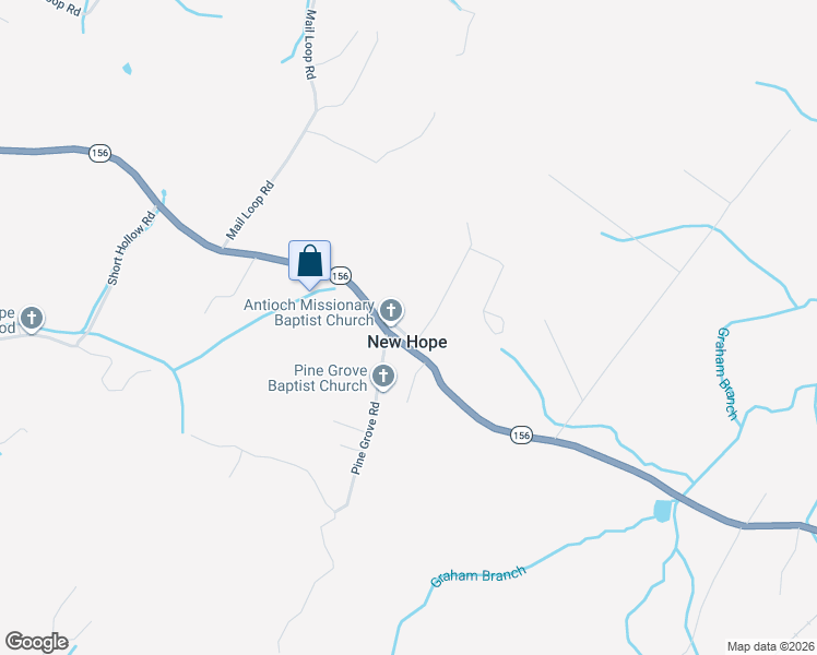 map of restaurants, bars, coffee shops, grocery stores, and more near 107 Campbell Road in South Pittsburg