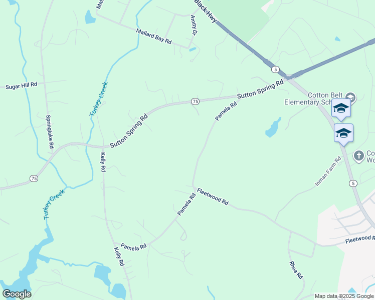 map of restaurants, bars, coffee shops, grocery stores, and more near 352 Pamela Road in York
