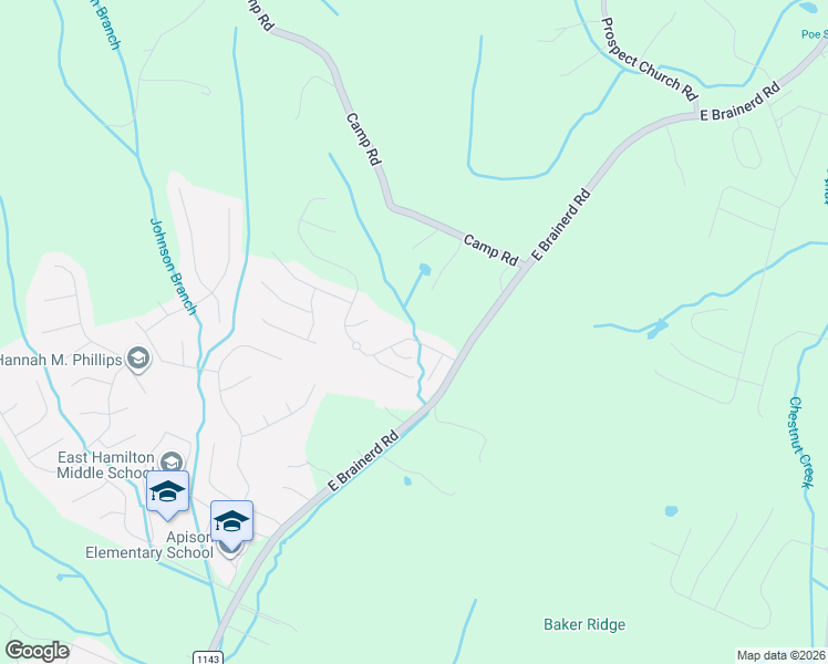 map of restaurants, bars, coffee shops, grocery stores, and more near 3280 Hawks Creek Drive in Apison
