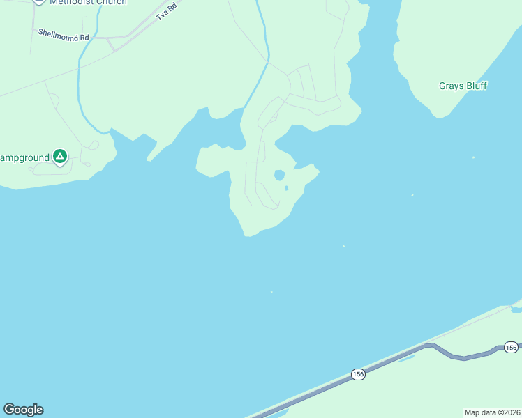 map of restaurants, bars, coffee shops, grocery stores, and more near 120 Castaway Lane in South Pittsburg