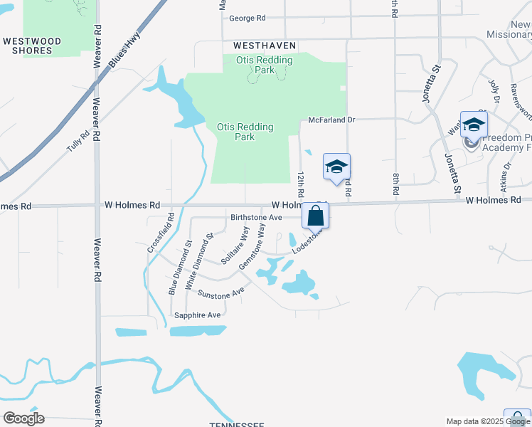 map of restaurants, bars, coffee shops, grocery stores, and more near 5237 Gemstone Way in Memphis