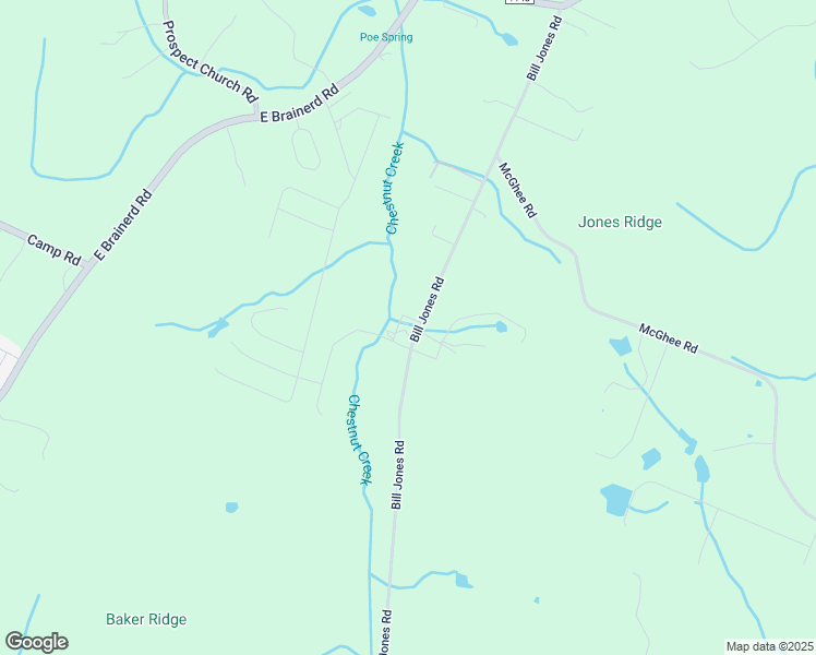 map of restaurants, bars, coffee shops, grocery stores, and more near 3615 Bill Jones Road in Apison