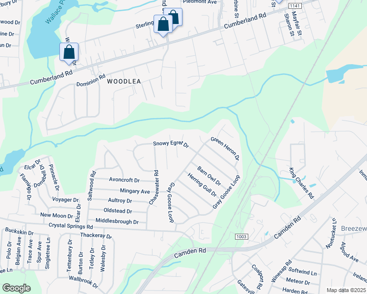 map of restaurants, bars, coffee shops, grocery stores, and more near 1317 Snowy Egret Drive in Fayetteville