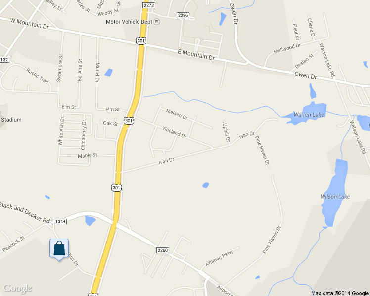 map of restaurants, bars, coffee shops, grocery stores, and more near 253 Ivan Drive in Fayetteville