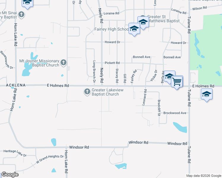 map of restaurants, bars, coffee shops, grocery stores, and more near 5228 Whistling Duck Drive in Memphis