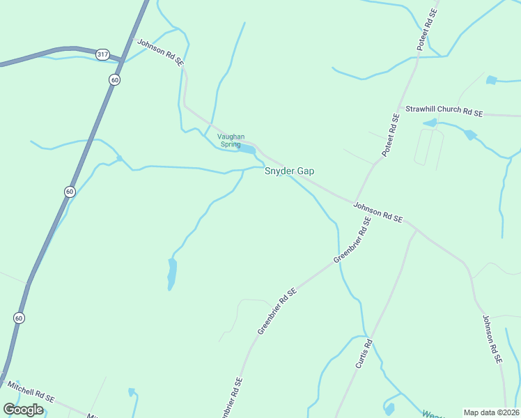 map of restaurants, bars, coffee shops, grocery stores, and more near 484 Johnson Road Southeast in Cleveland