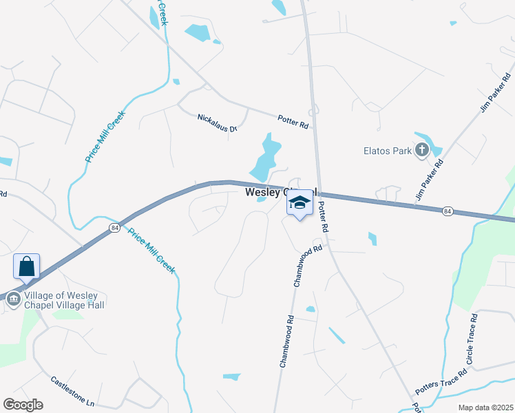 map of restaurants, bars, coffee shops, grocery stores, and more near 6104 Pumpernickel Lane in Monroe