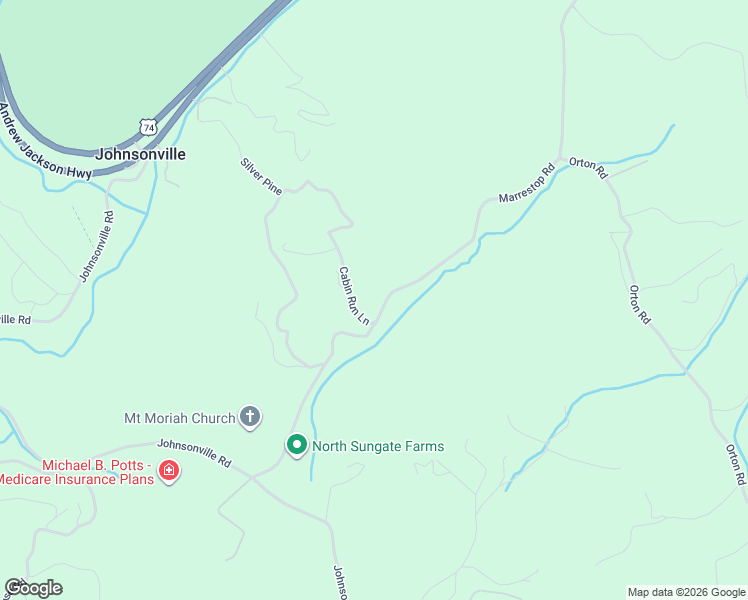 map of restaurants, bars, coffee shops, grocery stores, and more near Oakwood Estates in Murphy