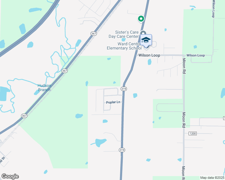 map of restaurants, bars, coffee shops, grocery stores, and more near 23 Birchwood Drive in Ward
