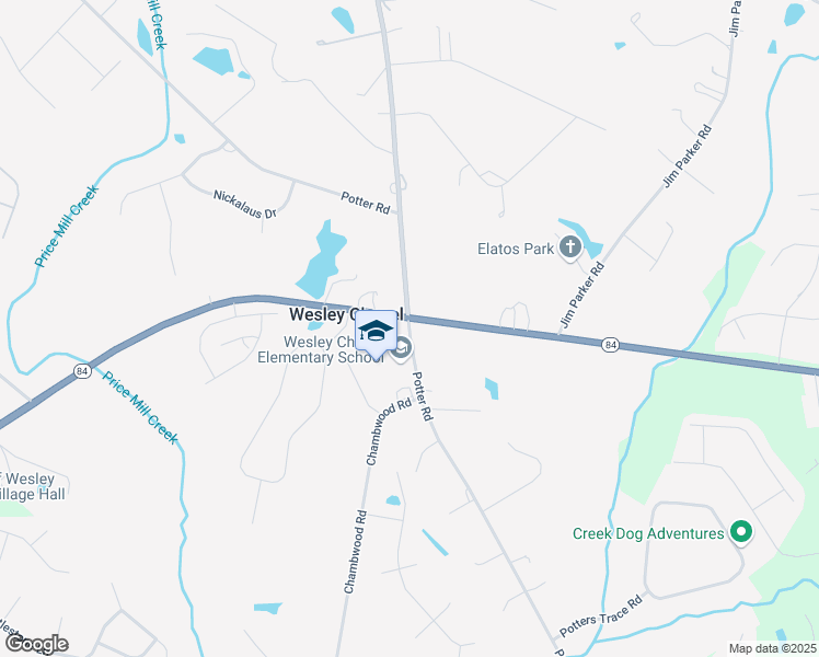 map of restaurants, bars, coffee shops, grocery stores, and more near 110 Potter Road in Monroe