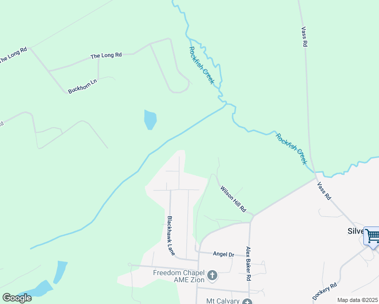 map of restaurants, bars, coffee shops, grocery stores, and more near 114 Whitetail Court in Raeford