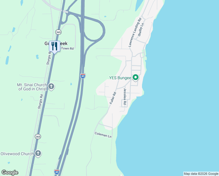 map of restaurants, bars, coffee shops, grocery stores, and more near 24 Fuller Road in Conway