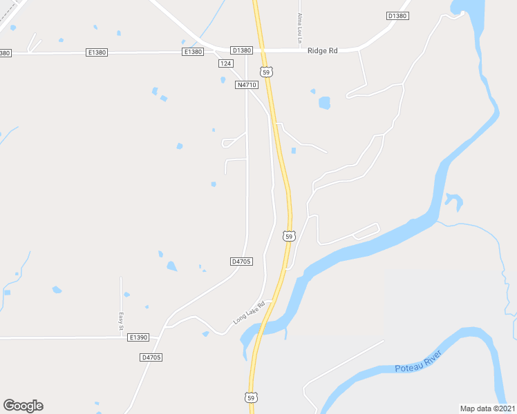 map of restaurants, bars, coffee shops, grocery stores, and more near 35464 Ridge Road in Poteau