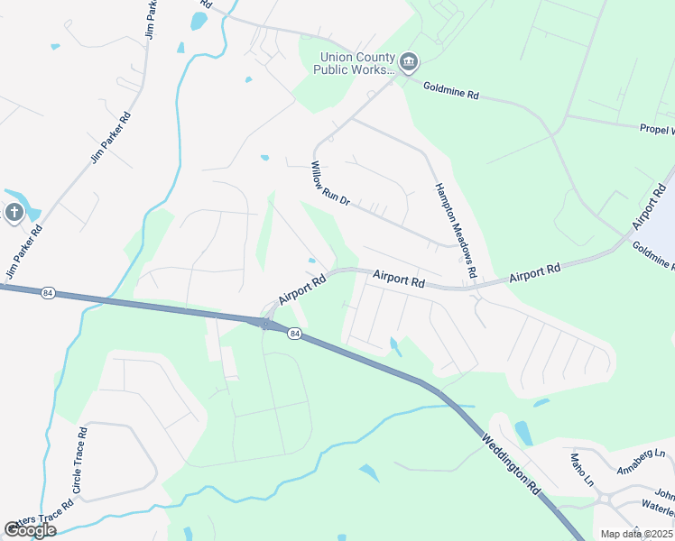 map of restaurants, bars, coffee shops, grocery stores, and more near 200 Airport Road in Monroe