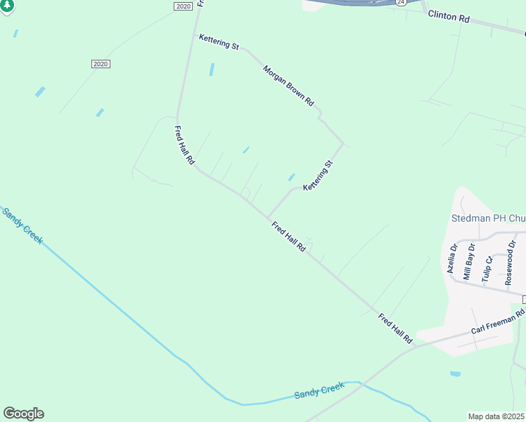 map of restaurants, bars, coffee shops, grocery stores, and more near 815 Fred Hall Road in Stedman
