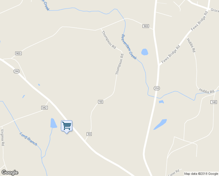 map of restaurants, bars, coffee shops, grocery stores, and more near 299 Thompson Road in Taylors