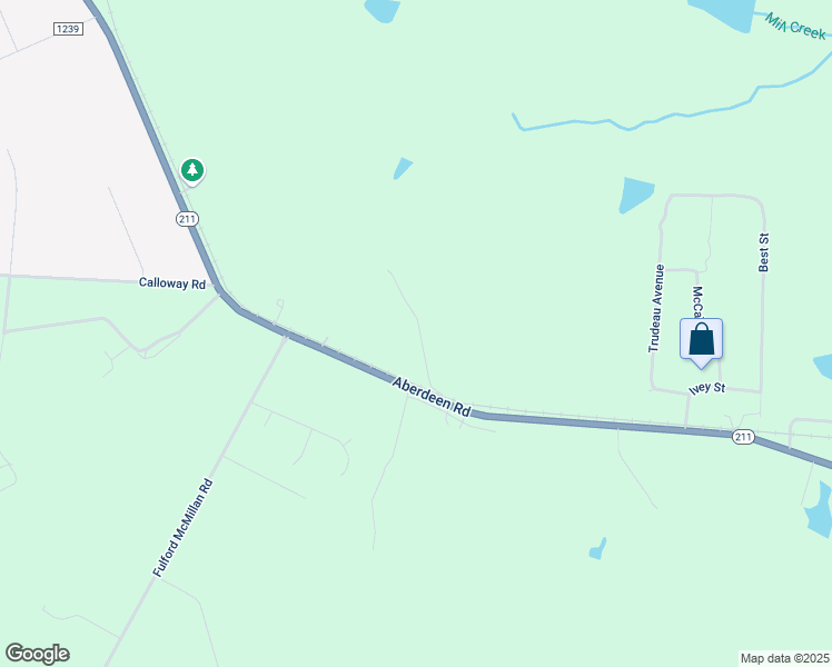 map of restaurants, bars, coffee shops, grocery stores, and more near 251 Henderson Street in Raeford