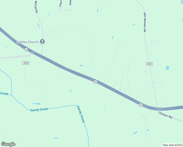 map of restaurants, bars, coffee shops, grocery stores, and more near 134 Autry Road in Stedman